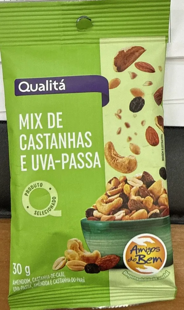 Mix De Castanhas E Passas