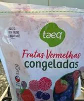 Frutas vermelhas congeladas