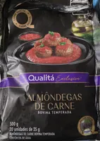 Almôndegas de Carne Bovina Temperada