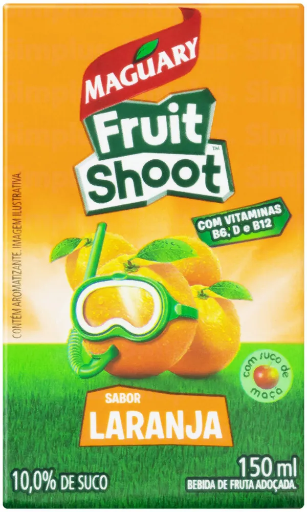 Bebida Adoçada Laranja Maguary Fruit Shoot Caixa 150ml