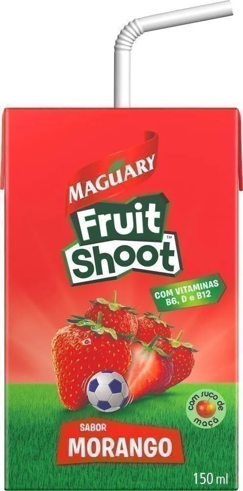 Bebida Adoçada Morango Maguary Fruit Shoot Caixa 150ml