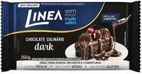 Chocolate Dark Uso Culinário Zero Açúcar Linea Pacote 250g