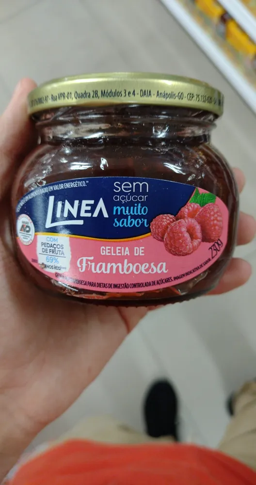 GELEIA FRAMBOESA 230G LINEA