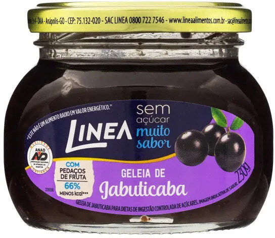 Geleia Jabuticaba Zero Açúcar Linea Vidro 230g