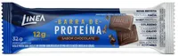 Barra De Proteína Chocolate Cobertura Chocolate Ao Leite Linea Caixa 384g 12 Unidades