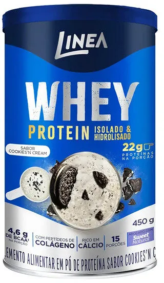 Whey Pó Cookiesn Cream Linea Lata 450g