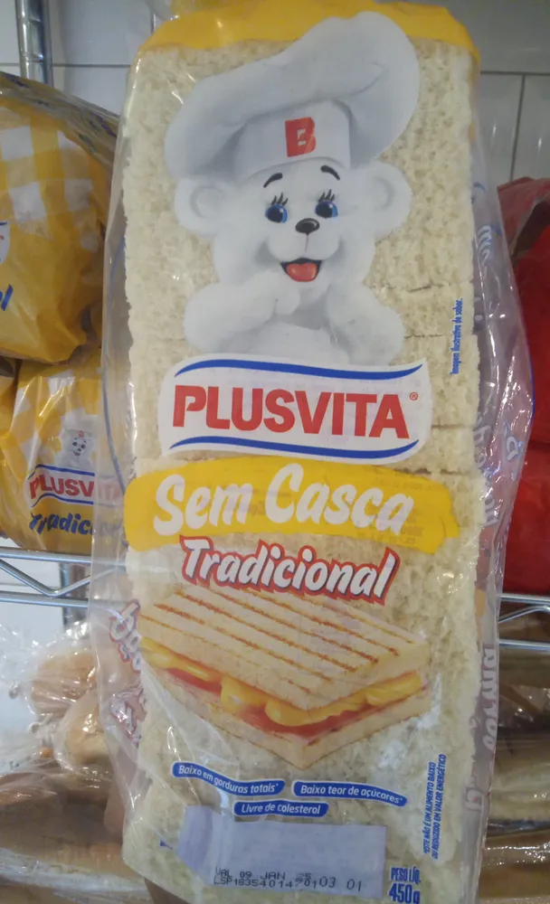 Pão De Forma Sem Casca