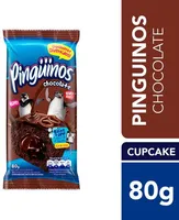 Bolo Chocolate Recheio E Cobertura Chocolate Pingüinos Pacote 80g