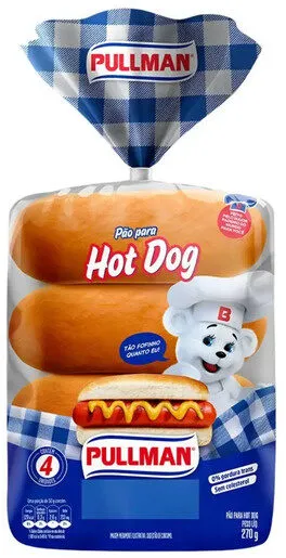 Pão Para Hot Dog Pullman Pacote 270g