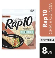 Pão Tortilha Integral Chia E Quinoa Rap10 Pouch 264g