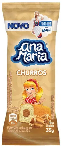 Bolo Churros Recheio Churros Ana Maria Pacote 35g