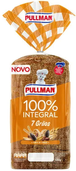 Pão Integral 7 Grãos Pullman Pacote 450g