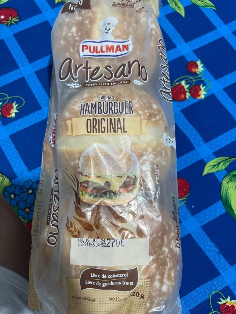 Artesano Pão Para Hambúrguer Original