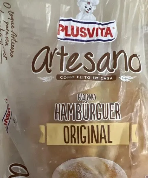 Pão hambúrguer artesiano