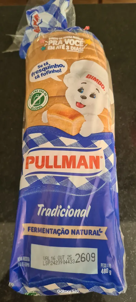 pullman tradicional pão