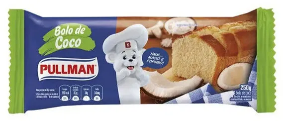 Bolo Coco Pullman Pacote 250g