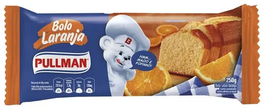 Bolo Laranja Pullman Pacote 250g