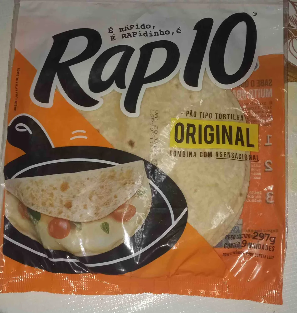 Tortilha Rap10 Original - Bimbo - 297g