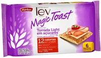 Torrada Light Marilan Lev Magic Toast Pacote 144g 6 Unidades