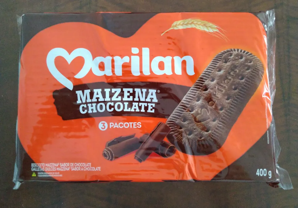 Biscoito Maizena Sabor de Chocolate