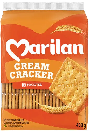 Biscoito Cream Cracker Marilan Pacote 400g