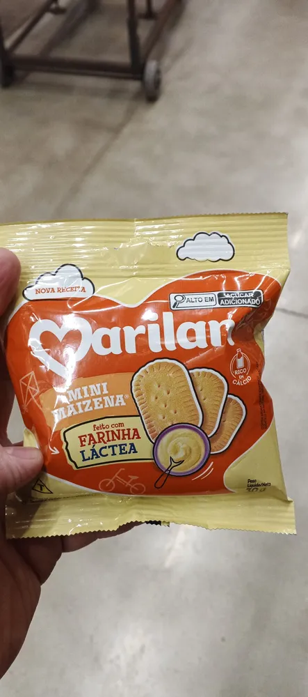 Biscoito. Maisena marilan 30g