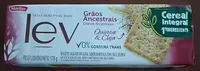 Biscoito salgado integral sabor manteiga com chia e quinoa