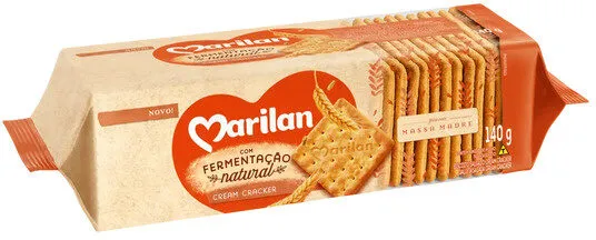Biscoito Cream Cracker Marilan Pacote 140g