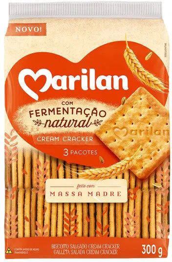 Biscoito Cream Cracker Marilan Pacote 300g