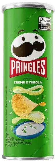 Salgadinho De Batata Creme E Cebola Pringles Tubo 109g