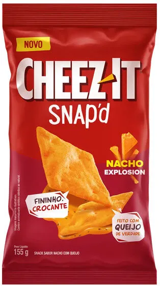 Snack Nacho Explosion Cheez It Snapd Pacote 155g