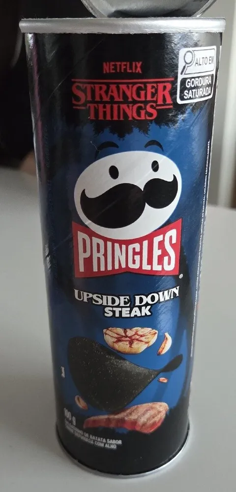 Pringles upsude down steak