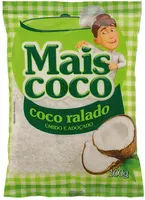 Coco Ralado úmido Adoçado Mais Coco Pacote 100g