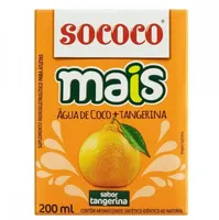 água De Coco Tangerina Sococo Mais Caixa 200ml