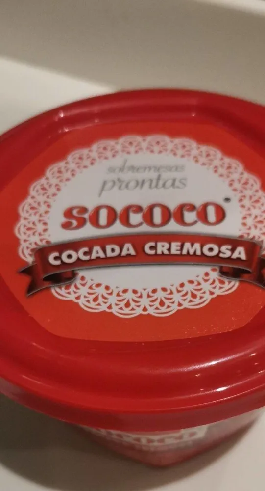 Postre cremoso de coco