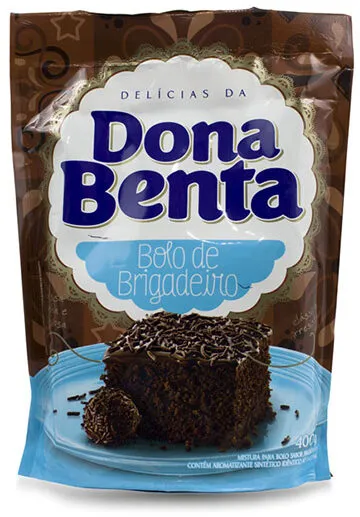 Mistura Para Bolo Brigadeiro Dona Benta Pacote 400g