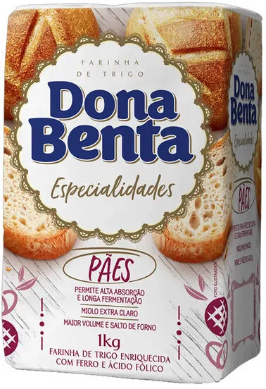 Farinha De Trigo Para Pães Dona Benta Especialidades Pacote 1kg