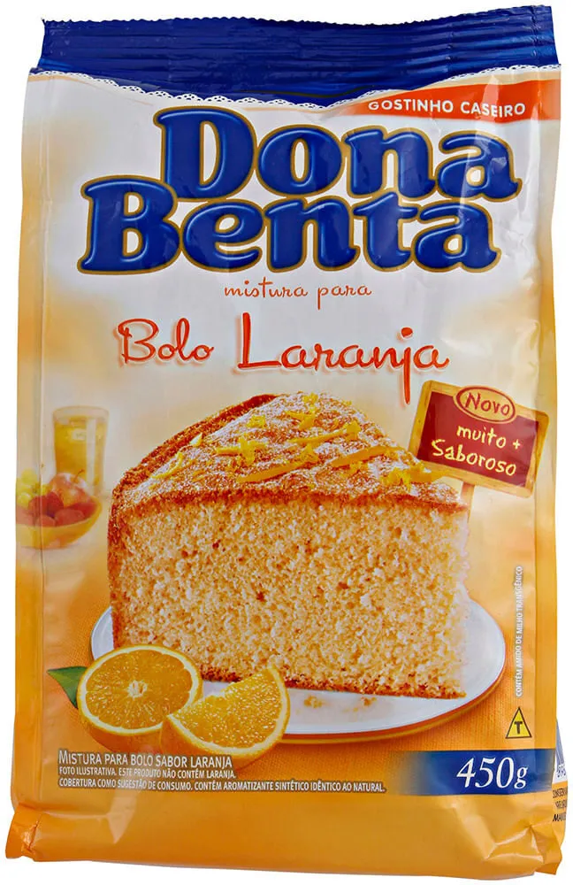 Mistura Para Bolo Laranja Dona Benta Sachê 450g