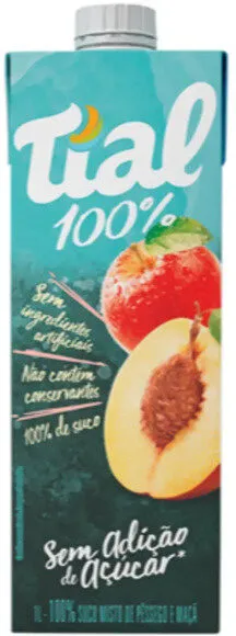 Suco Pêssego E Maçã Tial 100 Caixa 1l