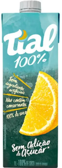 Suco Laranja Tial 100 Caixa 1l