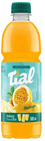 Suco Concentrado Maracujá Tial Garrafa 500ml