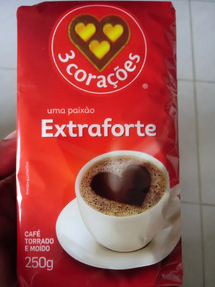 Café torrado e moído extraforte