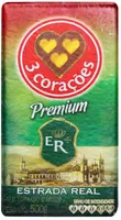 Café Torrado E Moído A Vácuo 3 Corações Estrada Real Premium Pacote 500g