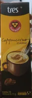 Cappuccino Em Cápsula Classic 3 Corações Caixa 10 Unidades 11g Cada