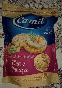 Biscoitos de Arroz Integral Chia e Linhaça