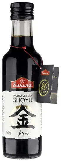 Molho Shoyu Sakura Kin Frasco 250ml