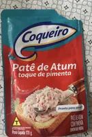 Patê Atum Com Pimenta Coqueiro Sachê 170g