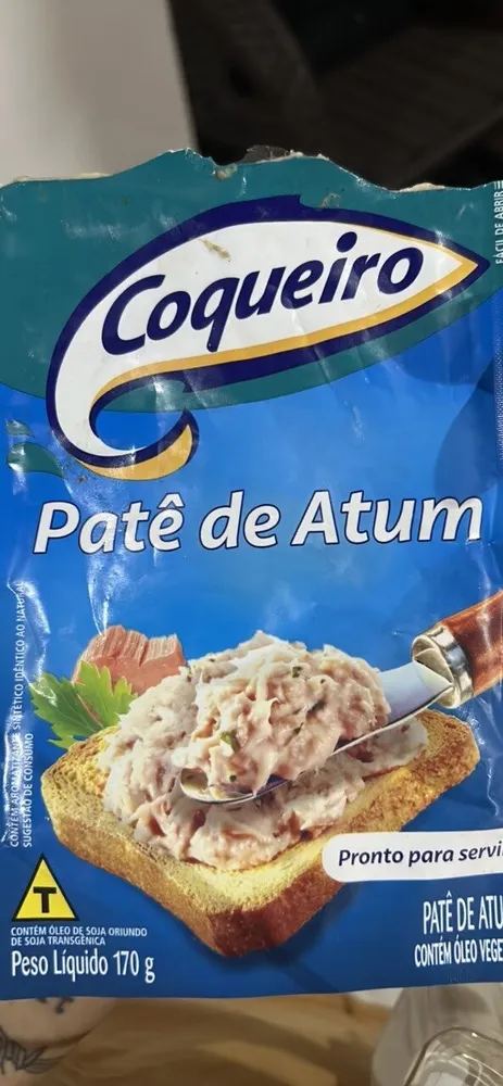 Patê Atum Coqueiro Sachê 170g