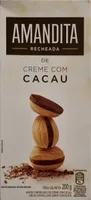 Recheada de Creme com Cacau