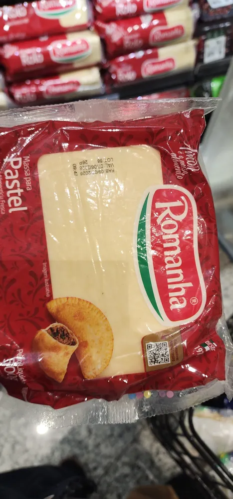 MASSA ROMANHA P/PASTEL 500G DISCO
